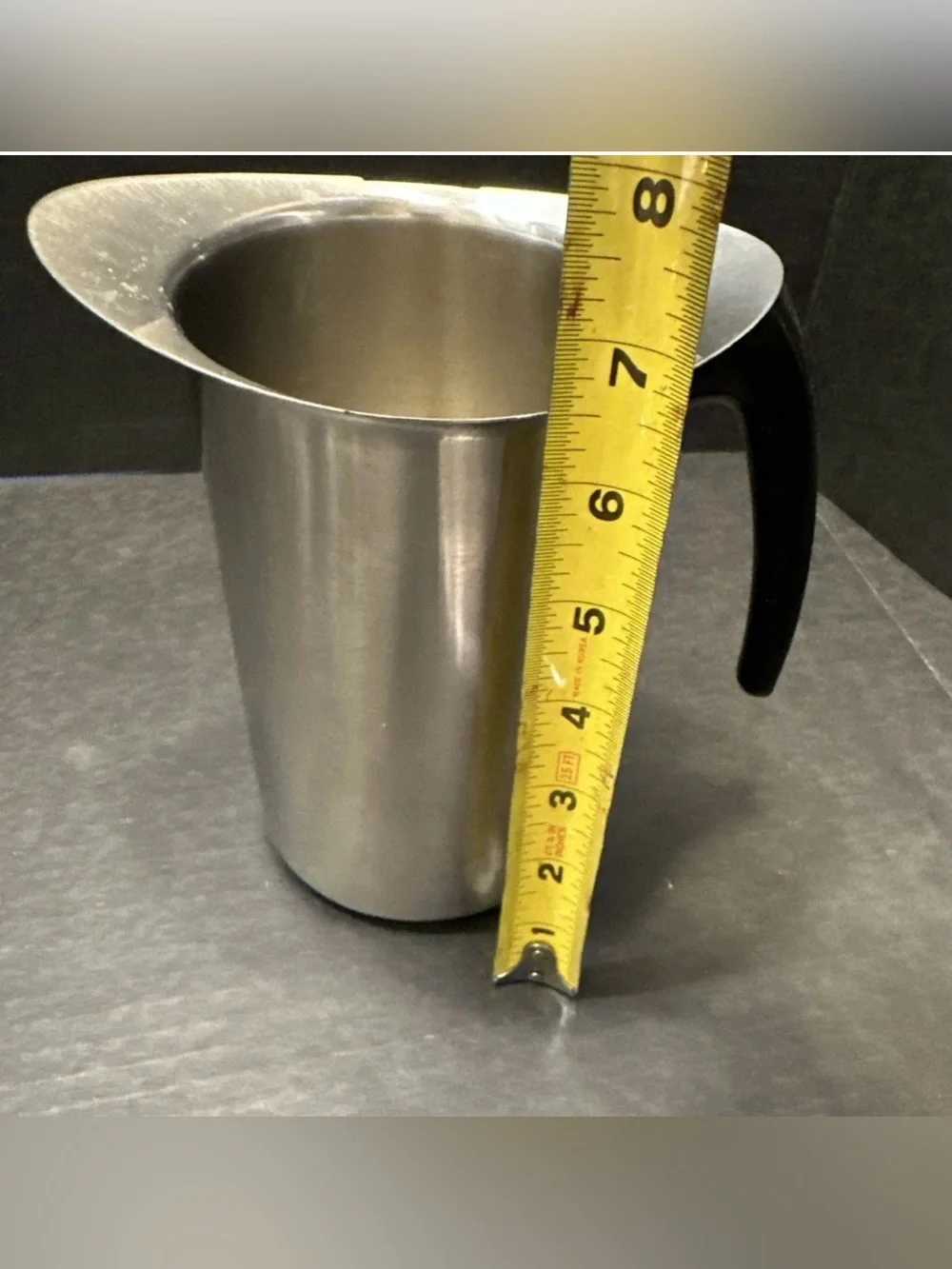 VTG WMF Cromargan 18/10 Stainless Steel Pitcher 1.25 Qt Germany MCM Wax Melt Pot